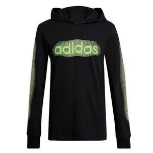 adidas Boys Wavelength Hooded Tee Shirt